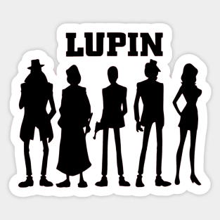 Lupin and his gang Sticker